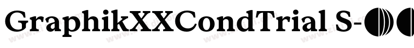 GraphikXXCondTrial S字体转换